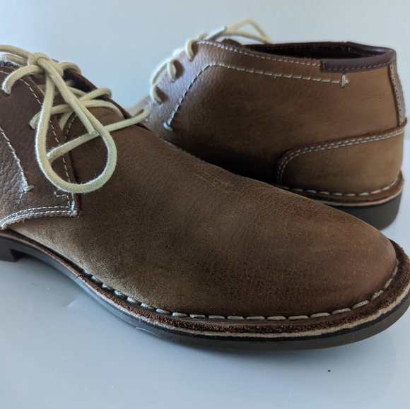 Kenneth Cole Reaction Desert Sun Chuck Leather Boots Size 10.5 - RM main image 4